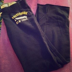 Navy Blue Abercrombie Sweatpants