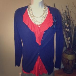 Flirty orange summer top