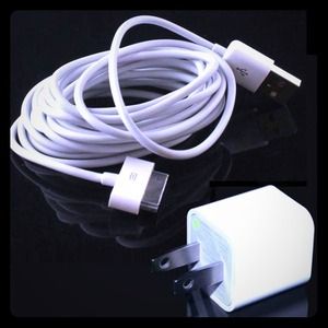 10ft iPhone Data sync cable and charger