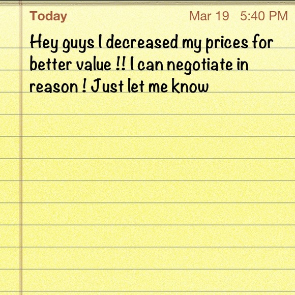 Reduced prices again !