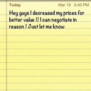 Reduced prices again !