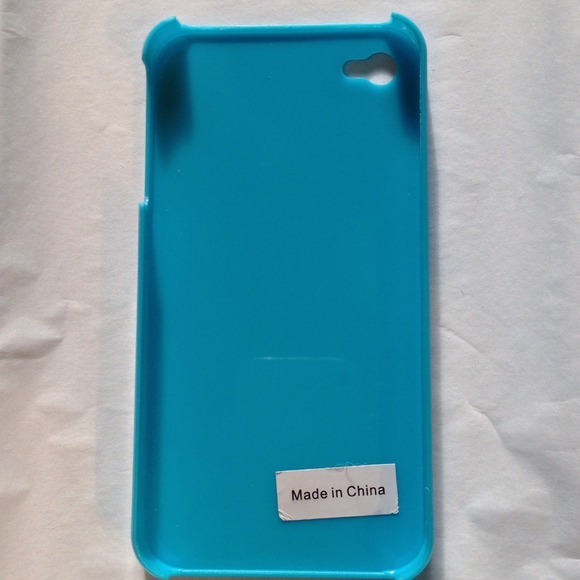 Sparkly Aqua Blue iPhone 4/4s Case - Picture 3 of 3