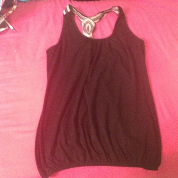 Black tank top