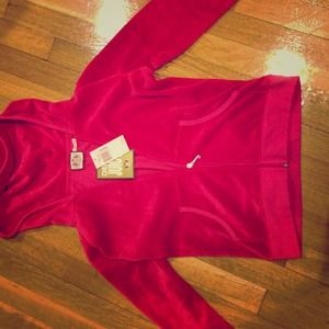 Juicy Couture Pink Zip-Up Sweatshirt