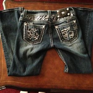 Reduced Zebra Miss Me Jeans.!