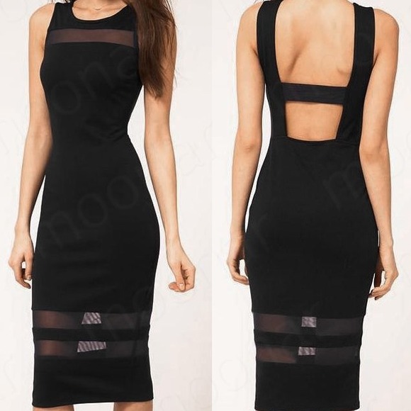 Dresses & Skirts - Sexy black dress - last one!