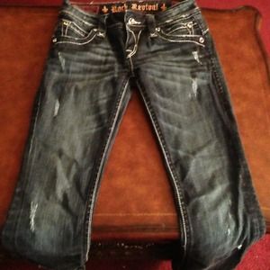 * Reserved*Reduced Rock Revival Jeans Size 27
