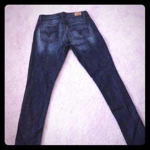 BUNDLE Levi's skinny leg jeans & Black dress