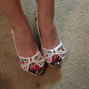"Not for sale" Adorable cherry bestyville  wedges