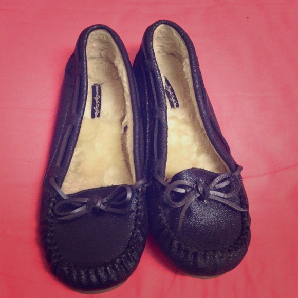 ✔✔TRADED✔✔ American Eagle Blue Moccasins