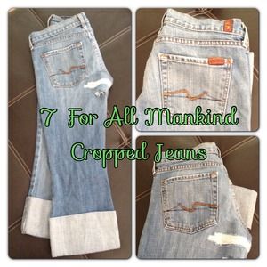 7 For All Mankind - Cropped Jeans