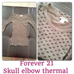 Forever 21 - Skull Elbow Thermal