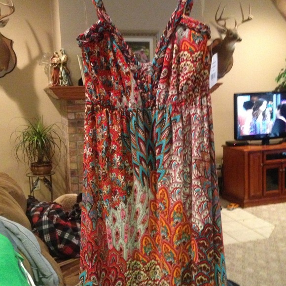 Multicolor Maxi Dress {NWT}
