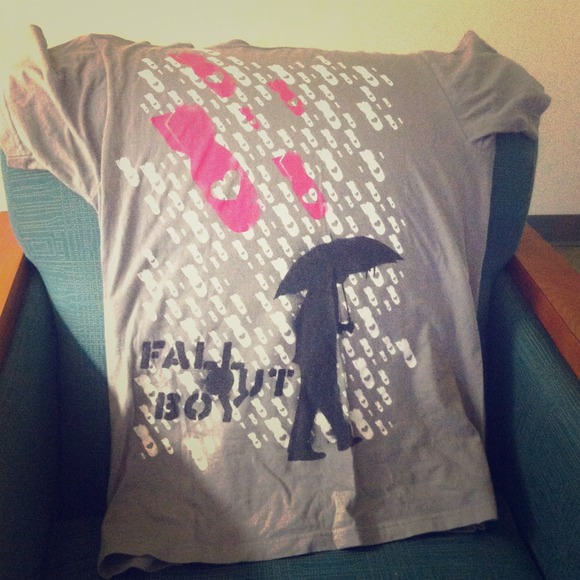 Fall Out Boy band tee.