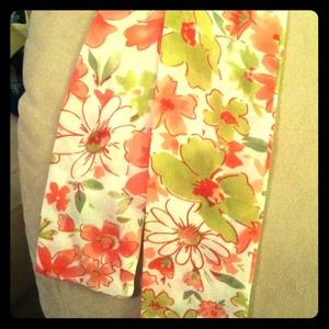 Floral print ponytail scarf⭐