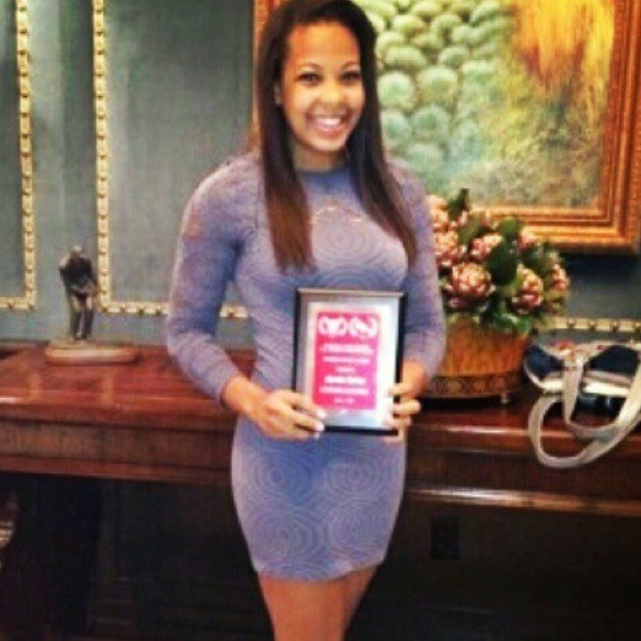 Grey spandex dress - Picture 2 of 2