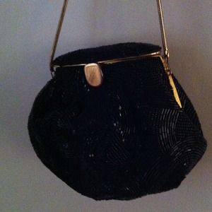 Black Vintage Evening Purse