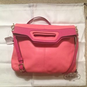 *Hold/ carolvaldes1017* Coach Bonnie pink fold