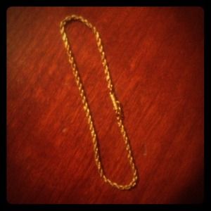 14K Gold Rope Bracelet