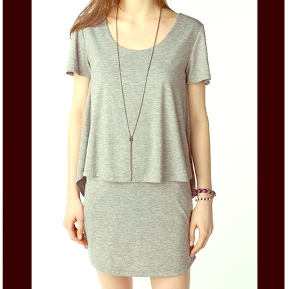 🚫SOLD! Urban Outfitters Two Layer Knit Dress - Picture 1 of 3