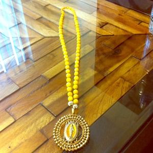 Handmade necklace from Honey Pieces.