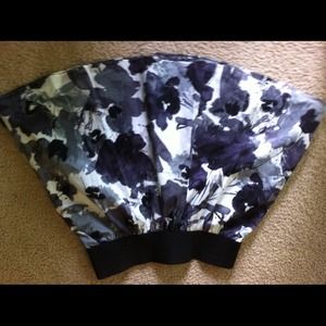 Floral skirt with spandex on top !