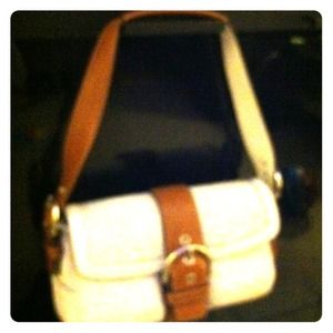 White Coach shoulder purse
