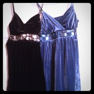 Bundle-spaghetti strap dress