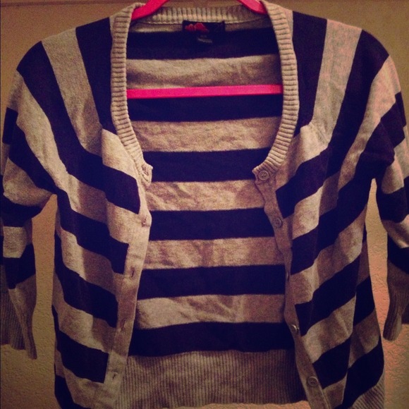Striped cardigan