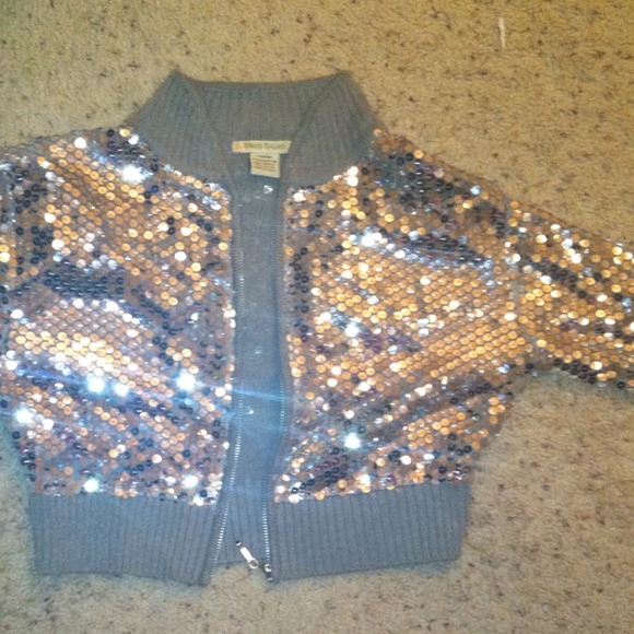 Junior large sequins jacket