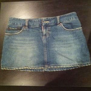 Aeropostale jean mini skirt