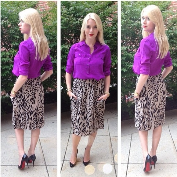 ❌SOLD❌Animal Print Skirt