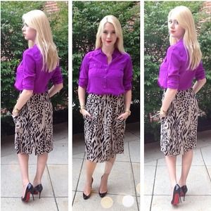 ❌SOLD❌Animal Print Skirt