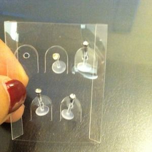 Jewelry for lip piercings