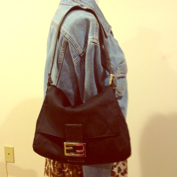 FENDI Handbags - Vintage  AUTHENTIC black FENDI!