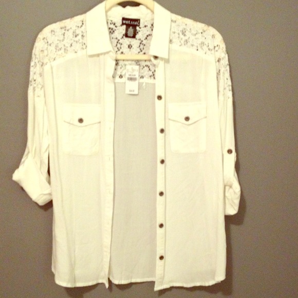 White button up shirt