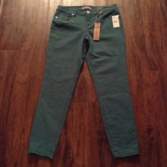 🎯SOLD 😍 Nine West green skinny jeans sz6 - Picture 2 of 4
