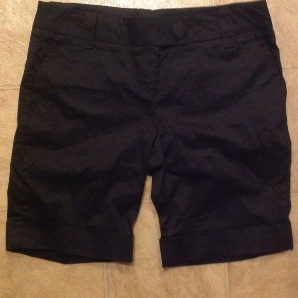Black Bermuda shorts