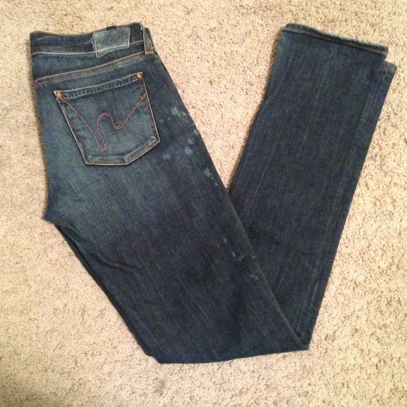 Citizens of Humanity jeans. low rise straight leg