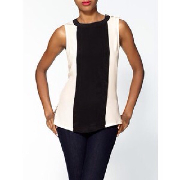 Trina Turk Sleeveless Silk Top