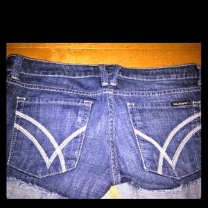 William Rast Scarlet Jean Shorts 28