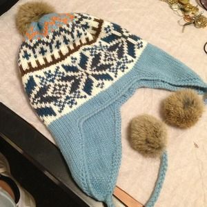 angora cony hair hat！