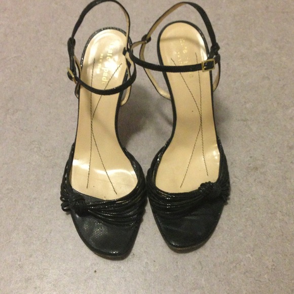 Kate Spade black sandals 7.5