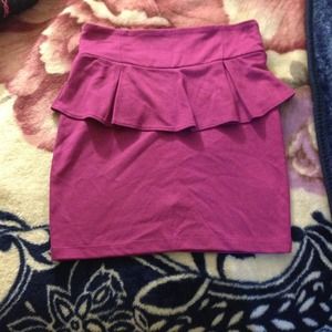 Peplum skirt reserved!