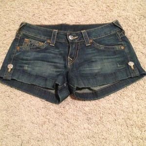 True Religion Jean Shorts Sz: 28