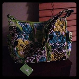 Colorful Spring Purse with change purse