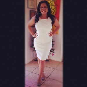 White Calvin Klein Dess