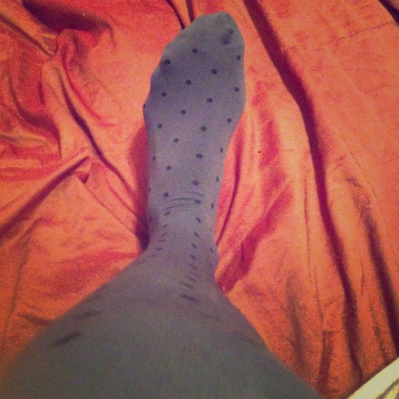NWOT Aerie polka dot tights