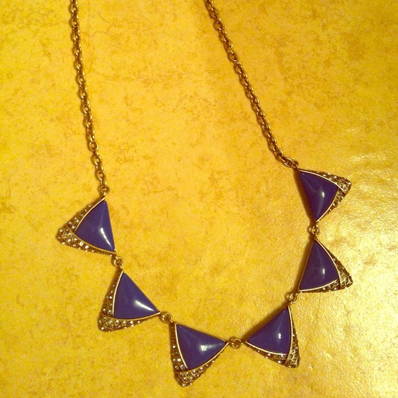 J.Crew Triangle Necklace - Picture 1 of 1