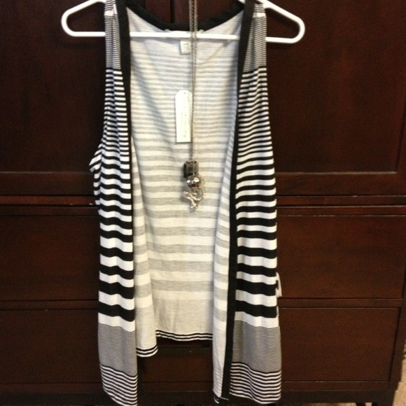 Striped tank vest